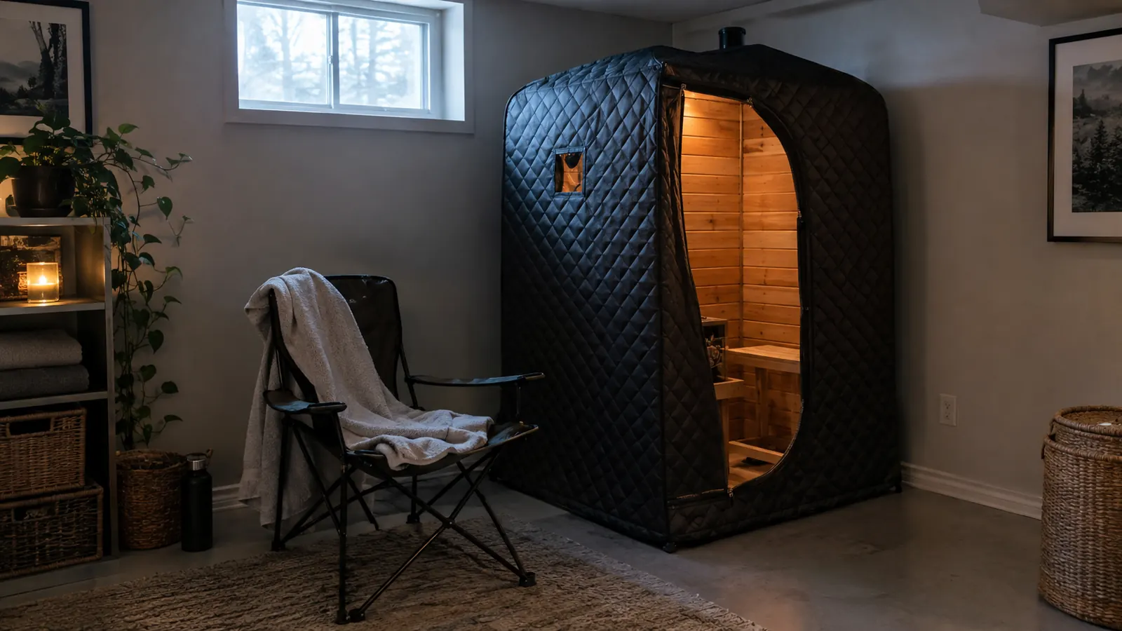The Portable Steam Sauna That Made January Easier
