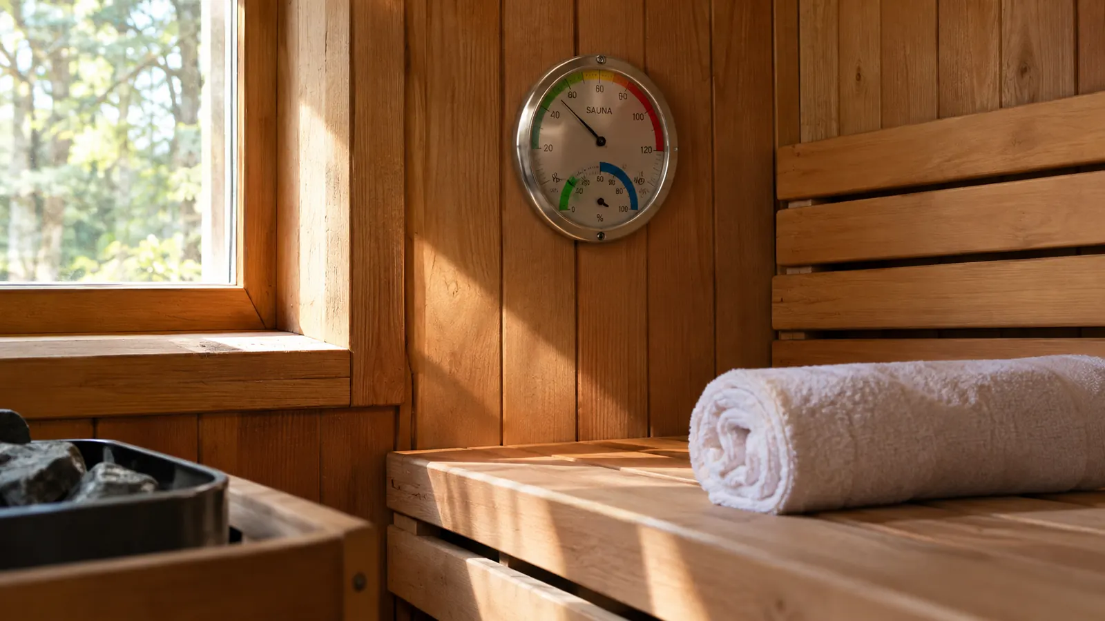 Sauna Thermometer Hygrometer Review: Months on the Wall